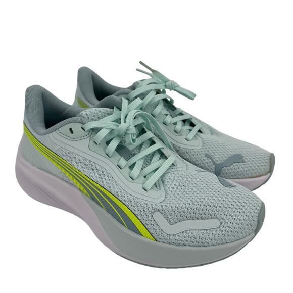 Puma Shoes - Puma Women's Pounce Lite Lace Up Green Athletic Running Shoes Size 7.5